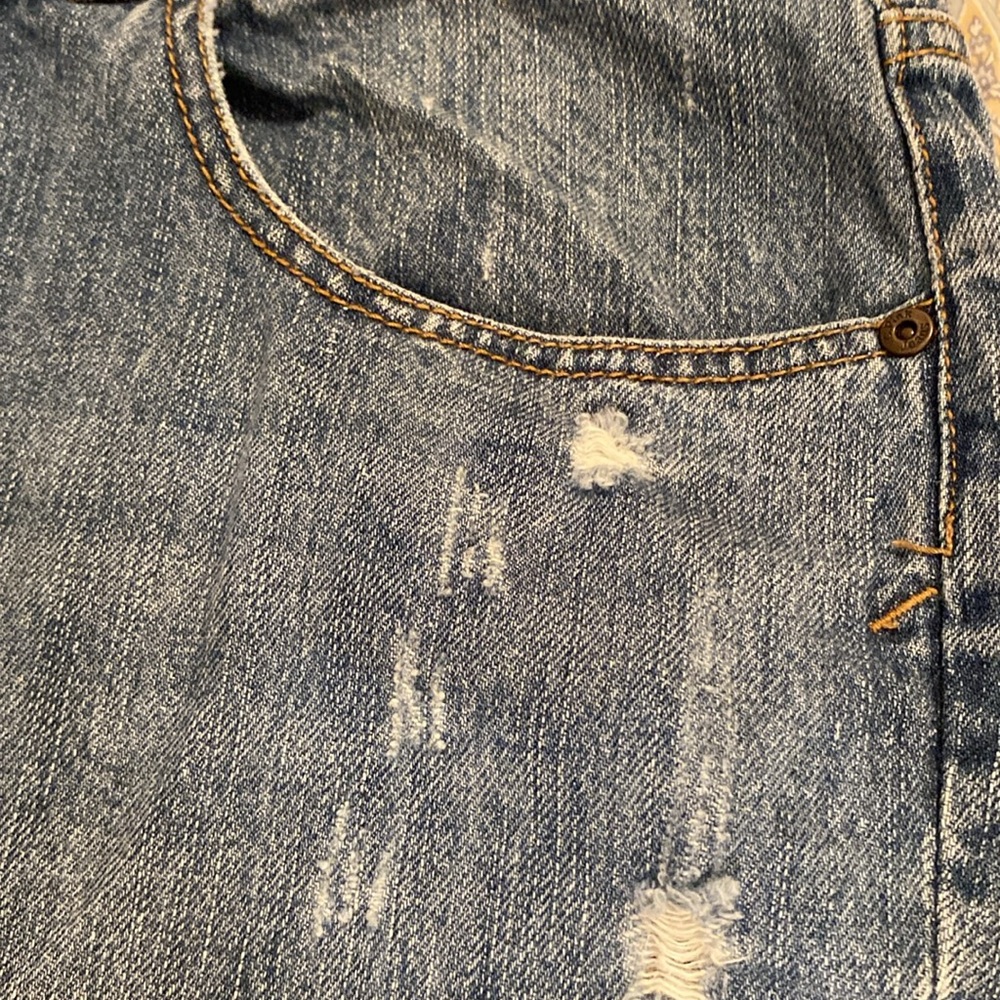 C. Pink : Celebrity Pink- Denim Blue Jeans, Distressed, Size 22 - Picture 13 of 14